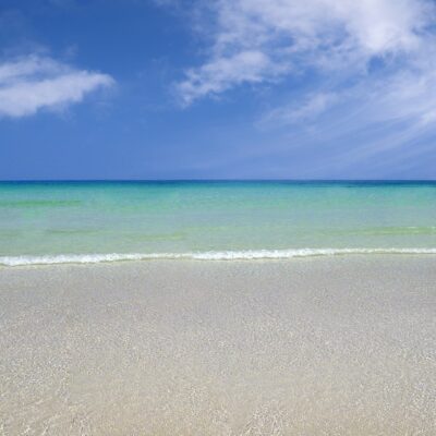 Der weiße Sand und die Strände von Fuerteventura